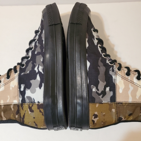 Converse Chuck Taylor All Star 70 Hi Patchwork Blocked Camo Black W8.5 M… - Picture 10 of 15